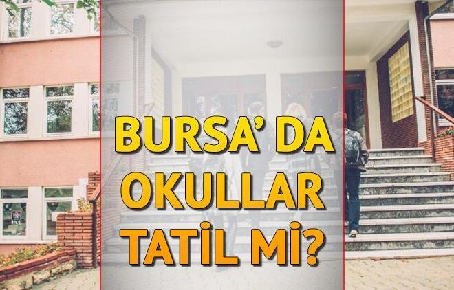 Bursa’da yarın ve bugün okullar tatil mi? Bursa Valisi uyardı! 21 Kasım 2024 Bursa lodos haberleri son dakika